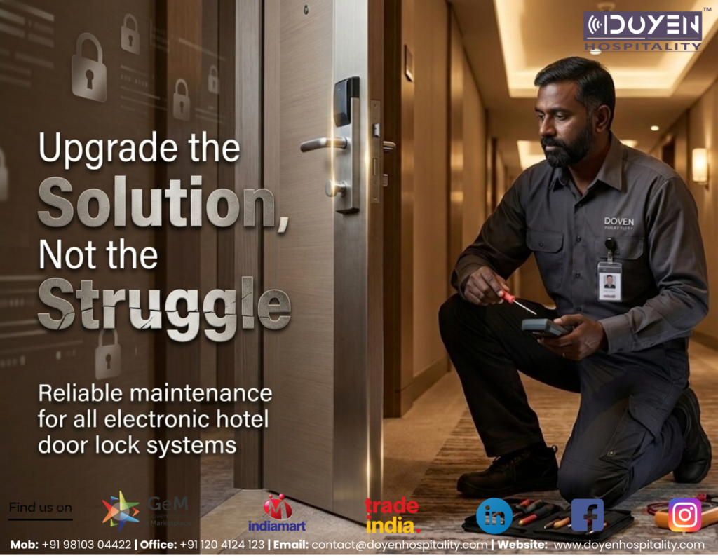 Why Every Hotel Needs a Professional Electronic Guest Door Lock AMC for Security, Guest Satisfaction & Long-Term Savings
