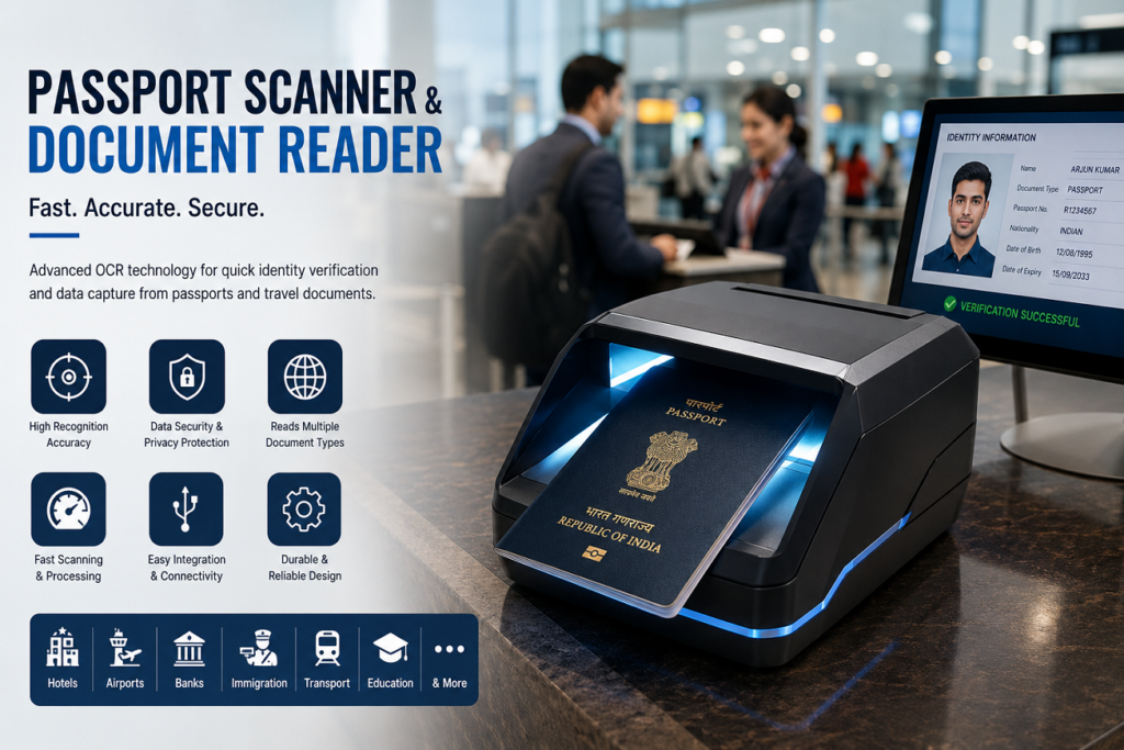 Passport Scanner & Document Reader for Hotels: Faster Guest Check-In, Enhanced Security & Smart Identity Verification Solutions